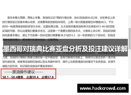 墨西哥对瑞典比赛亚盘分析及投注建议详解